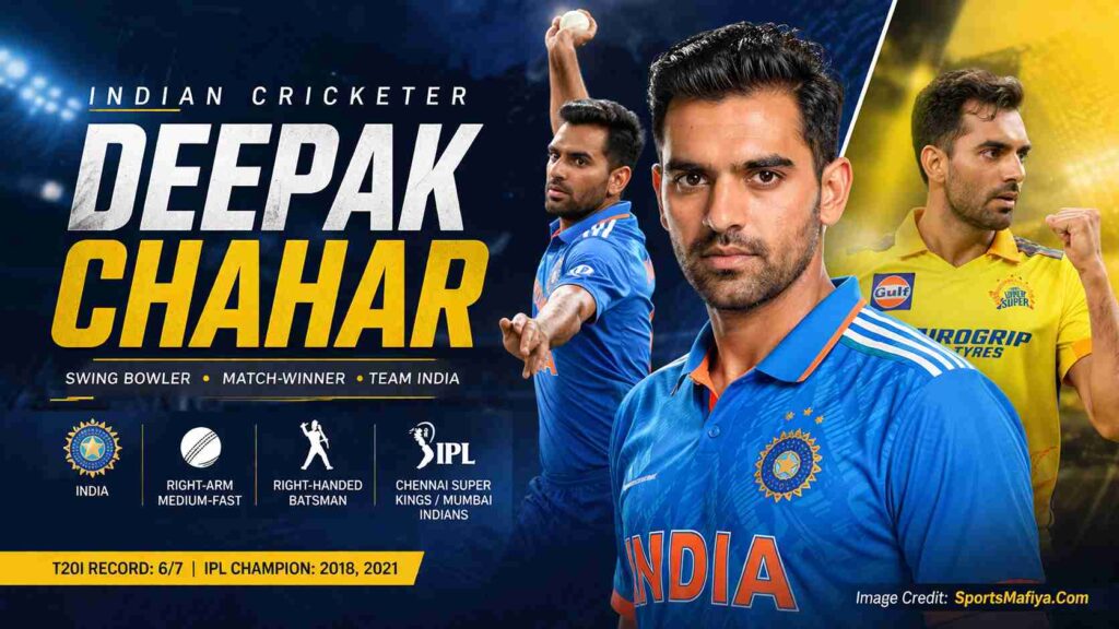Indian Cricket Player - Deepak Chahar