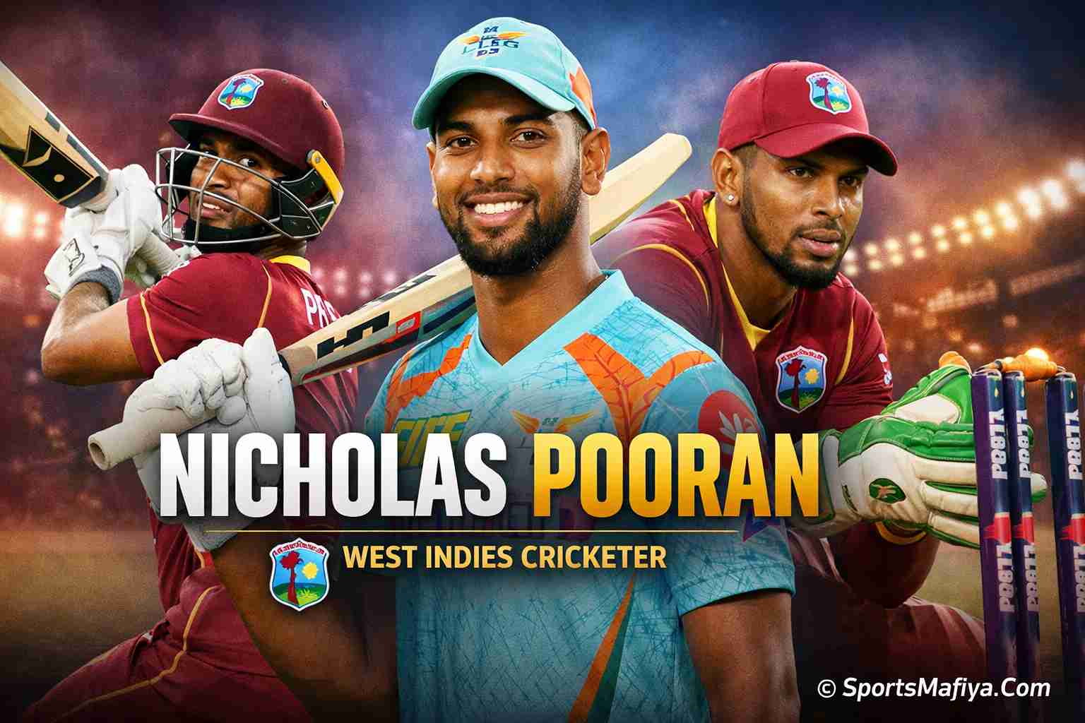 West Indian Cricket Player - Nicholas Pooran