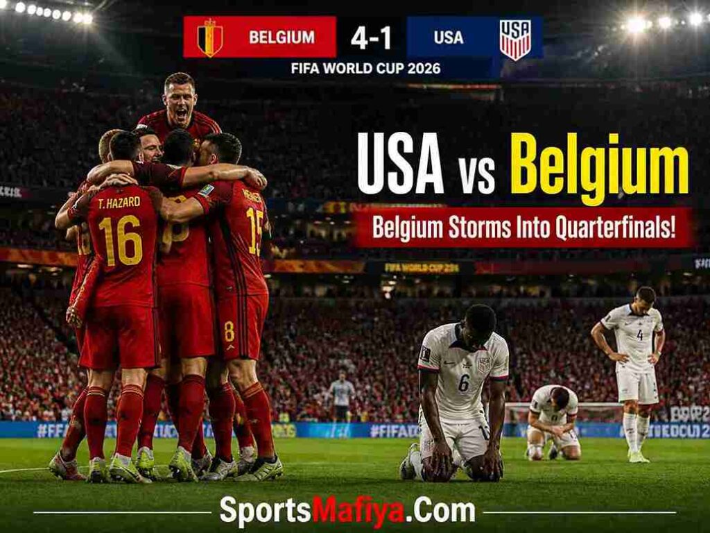 FIFA World Cup 2026: USA vs Belgium
